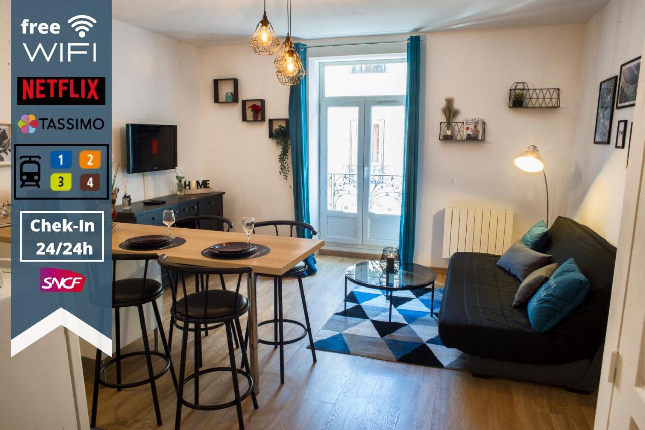 CentreVille: T2 Chaleureux et Cozy/ChekIn 24-24h Montpellier Extérieur photo